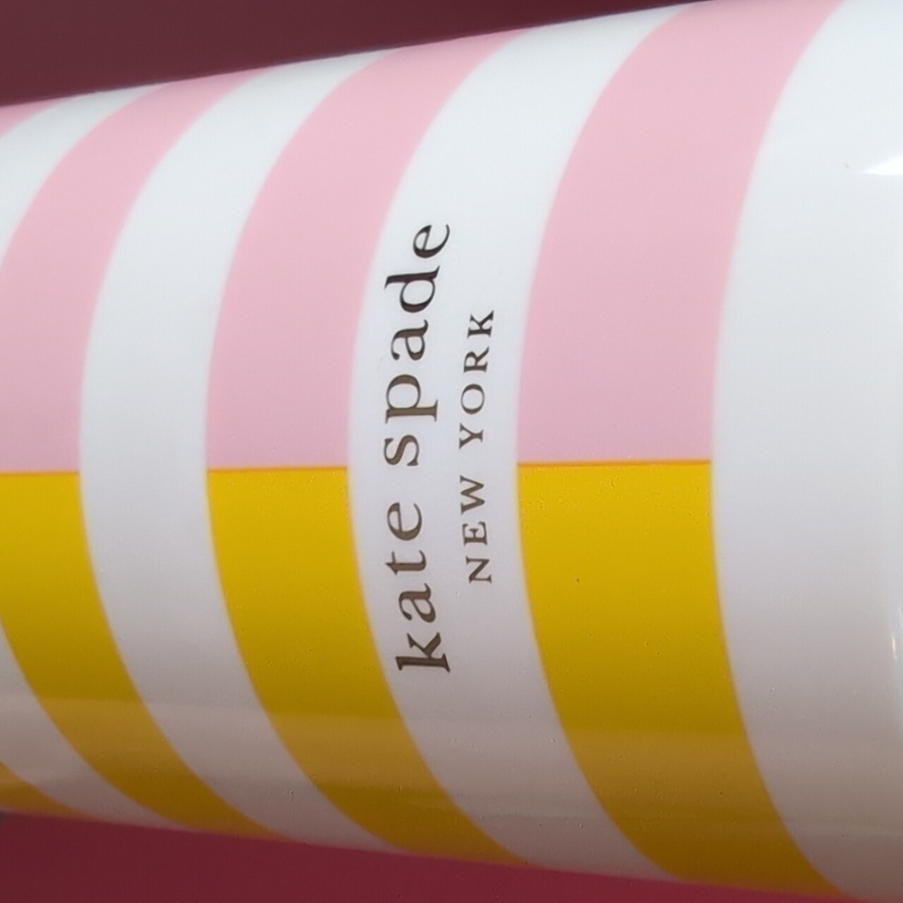 Kate Spade New York ♠️ Two-Tone Striped Insulated Tumbler - Picture 4 of 10